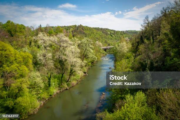 Yantra River Passing Through Veliko Tarnovo Bulgaria Stock Photo - Download Image Now