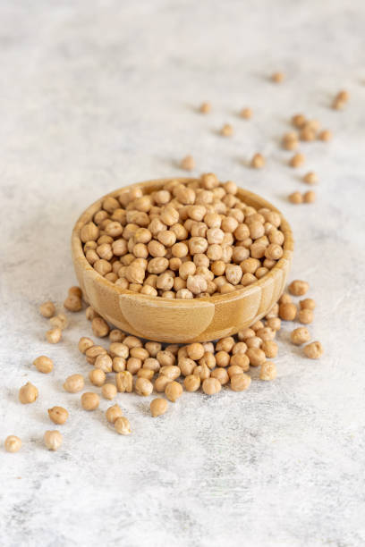 istock Bowl of raw dry chickpea 1321660850