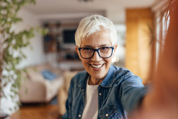 istock Senior woman, enjoying her free time. 1321685206