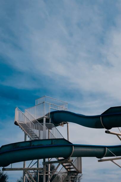 istock Water Park - Aqua park amusement 1321700475