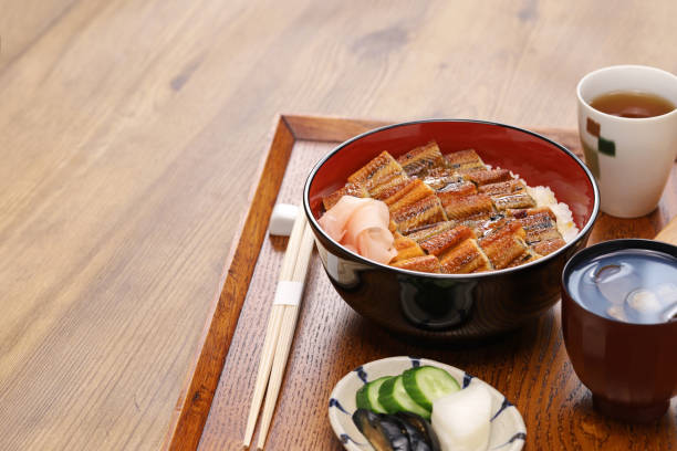 istock Anagodon, rice bowl with grilled conger eel, japanese food 1321700549