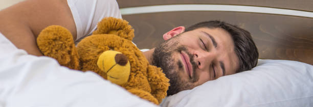 istock The man sleeping near the toy 1321706684