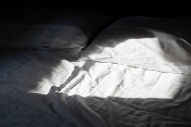 istock Hotel sheets in the morning 1321713493