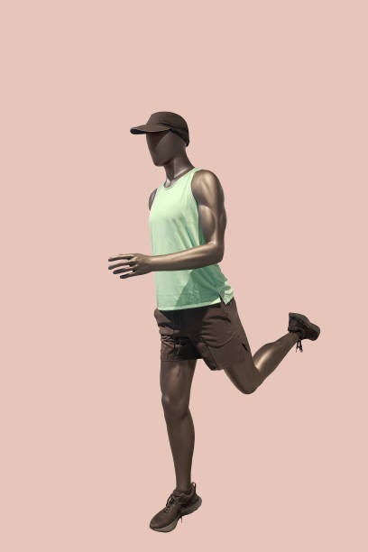 istock Full length running male mannequin 1321720364