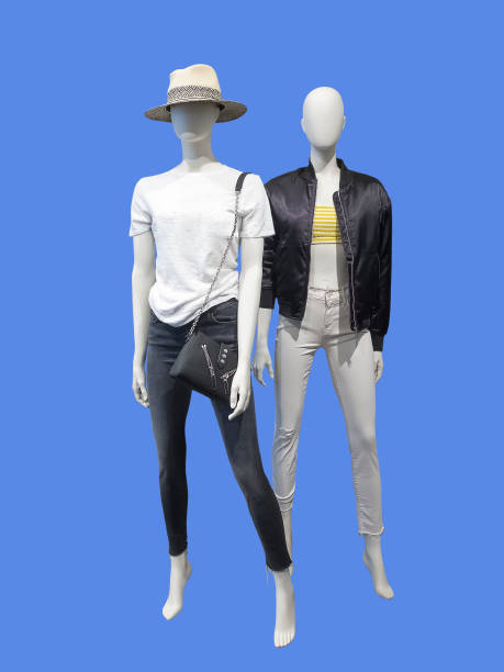 istock Two full length female mannequins. 1321720932