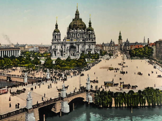 istock Berlin, Germany, Lustgarten and cathedral 1321730695