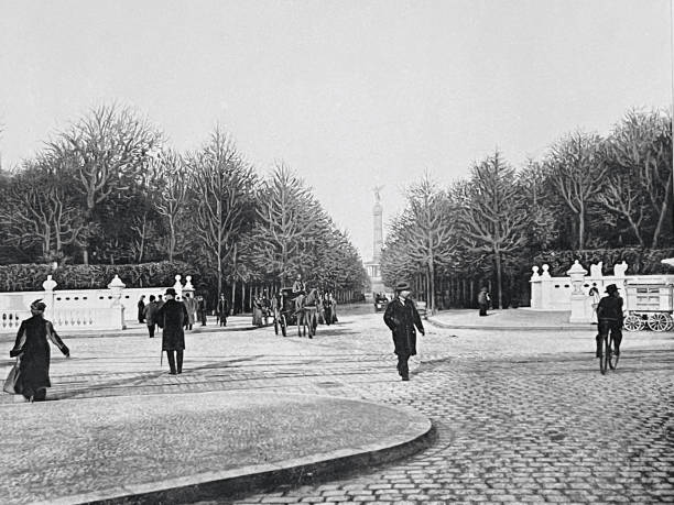 istock Berlin, Germany, Siegesallee with Victory Column, Victory Column 1321730756