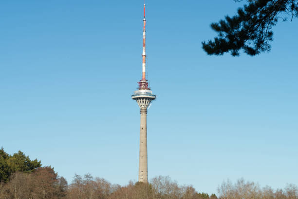 istock TV tower view throw the forest in Estonia, Tallinn 1321732510