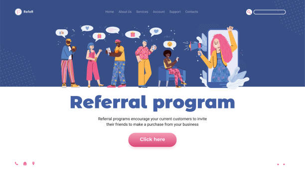 Referral Example Animation 1,400+ Refer Cartoon Stock Photos, Pictures & Royalty-Free Images - iStock