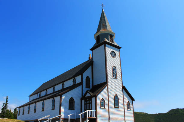 istock Old, wooden church 1321746166