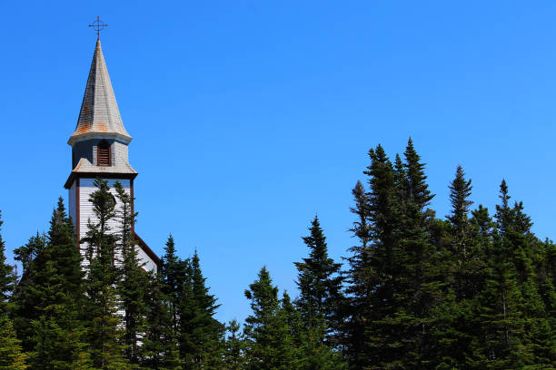 istock Church in the trees 1321746195