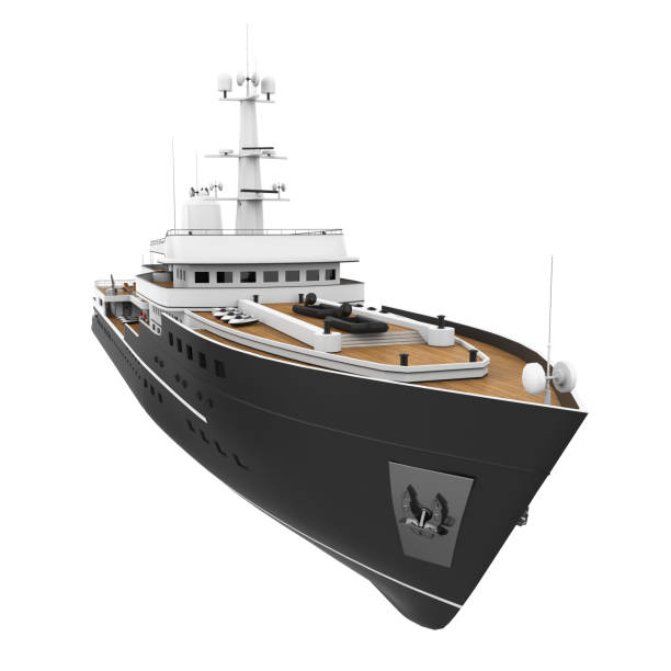 istock White Pleasure Yacht Isolated 1321751682