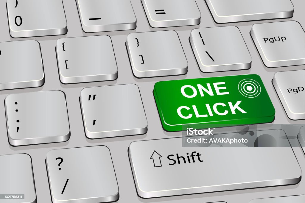 Keyboard Click Image Vector Keyboard Stock Illustration - Download Image Now - Business ...