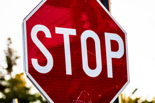 istock Stop traffic sign at a junction. Bucharest, Romania, 2021 1321762068