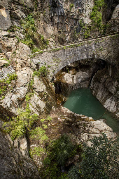 ベラーノ橋のホリド - ravine geology danger footpath ストックフォトと画像