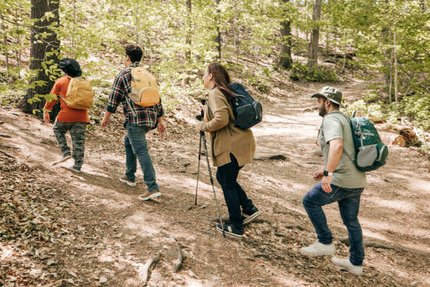 istock Family finding peace in the nature 1321765800