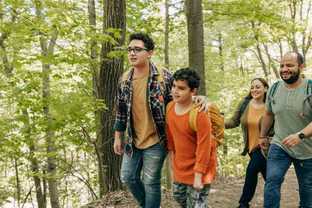 istock Family finding peace in the nature 1321765944