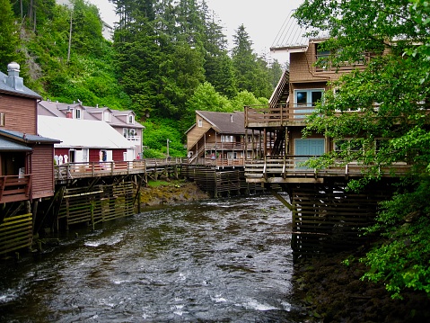 Ketchikan is an Alaskan city on the Inside Passage along the southeastern coast. Home to salmon spawning streams.