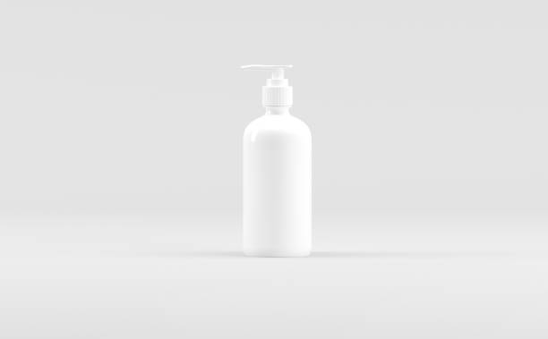 istock White Plastic Bottle Pump Dispenser Soap Shampoo Liquid Mockup 3D Illustration 1321777786
