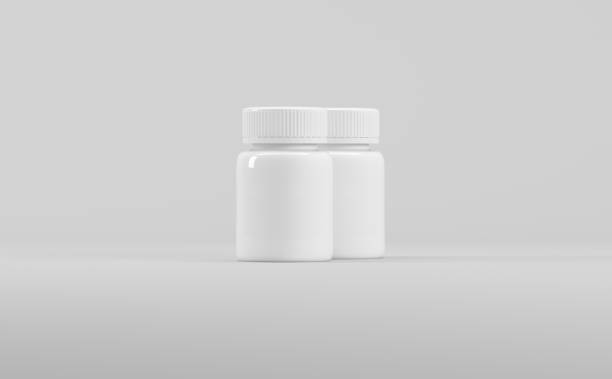 istock White Plastic Supplement Mockup 3D Illustration - Medicine Pharmaceutical 1321778766