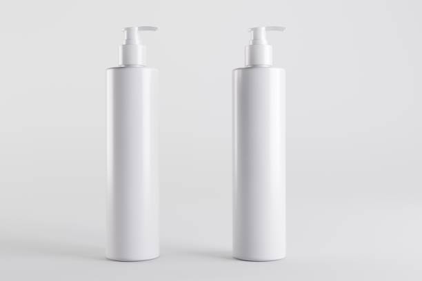 istock White Cosmetic Shampoo Dispenser Bottles 3D Illustration 1321779885