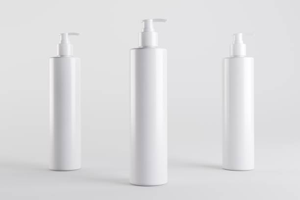 istock White Cosmetic Shampoo Dispenser Bottles 3D Illustration 1321779911