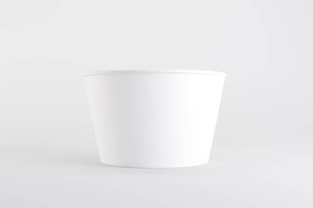 istock Ice Cream Paper Cup Mockup 3DIllustration 1321780074