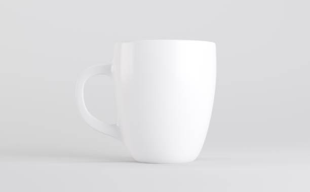 istock White Coffee Mugs Cups Mockup 3D Illustration 1321781161