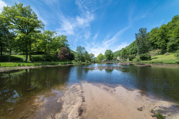 Erce pond in the Ariege Pyrenees