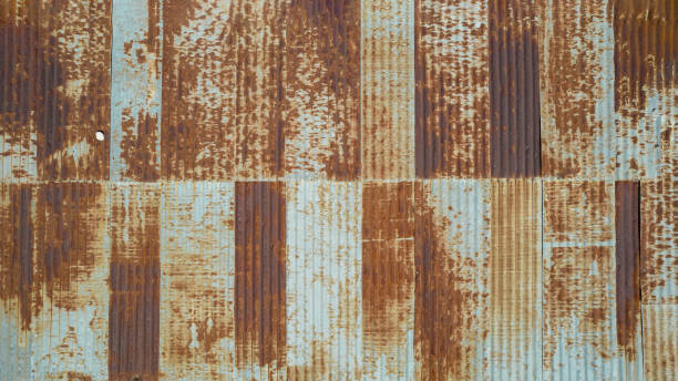 istock Old Zinc rust texture background, close up to pattern texture vertical zinc sheet.Old Zinc rust texture background, close up to pattern texture vertical zinc sheet.Old Zinc rust texture background, close up to pattern texture vertical zinc sheet. 1321800426