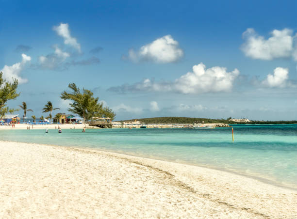 istock Tropical beach with turquoise water. Caribbean sea. 1321804397