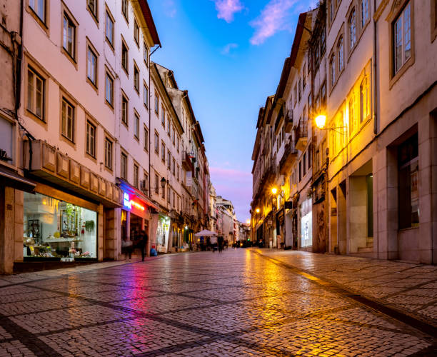 istock Ferreira Borges Street.  Coimbra 1321806421