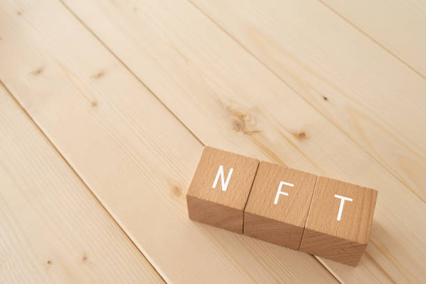 istock NFT; Wooden blocks with 