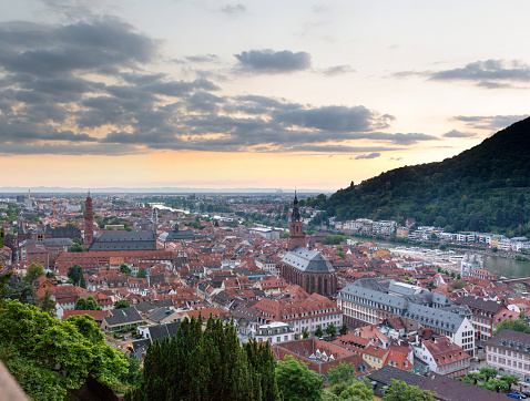 view of the Heidelberg city