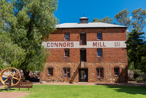 Toodyay, WA - Australia 11-12-2020 Connor's Mill heritage building Toodyay