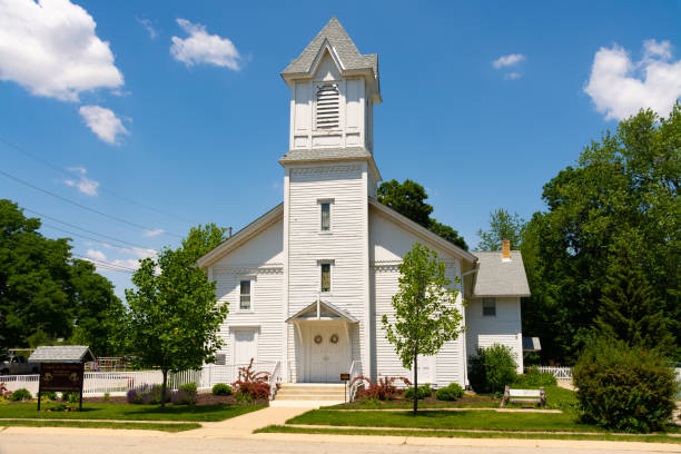 istock Church in the Midwest. 1321821622