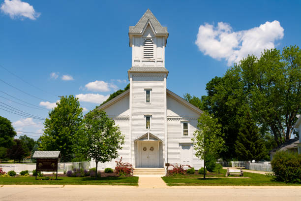 istock Church in the Midwest. 1321821633