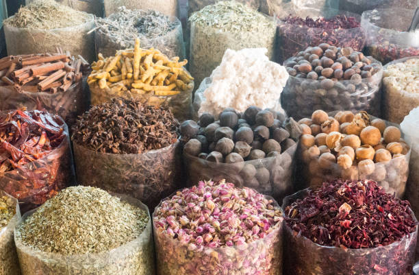 istock Spice baskets at the Market 1321822055