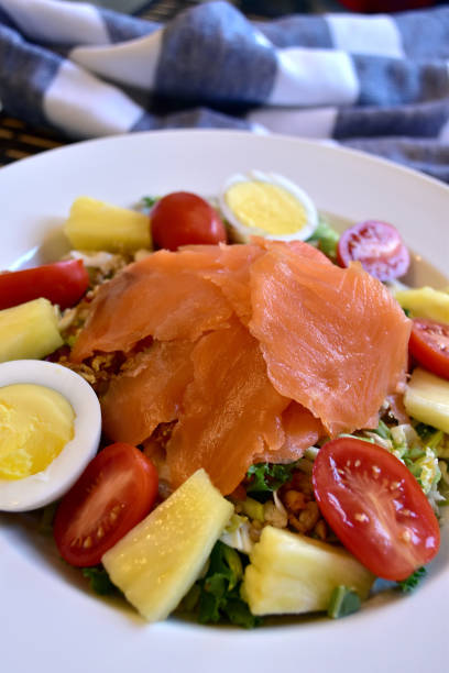 istock Smoked salmon salad 1321845446