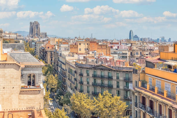 istock Barcelona famous monument 1321849223