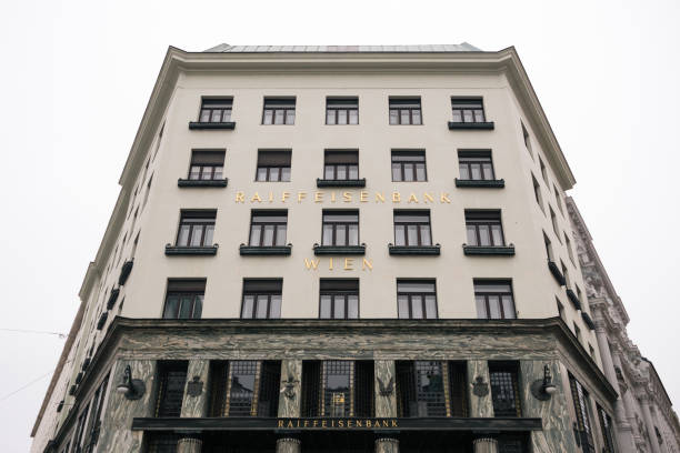 アドルフ・ロースがデザインしたオーストリア、ウィーンのルーシャウス - editorial building exterior built structure travel destinations ストックフォトと画像