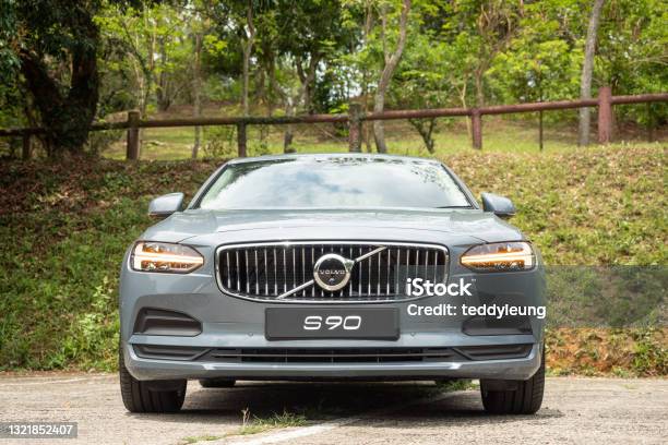 Volvo S90 Test Drive Day Stock Photo - Download Image Now - Volvo, Car, Color Image