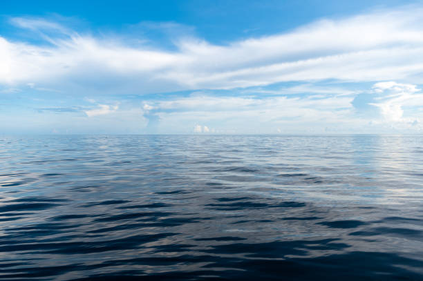 istock Calm Sea and Blue Sky Background. 1321855229