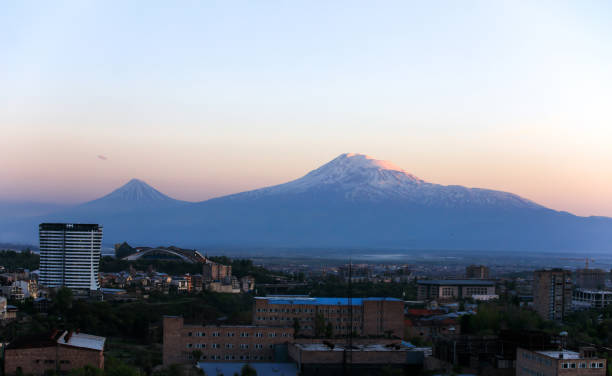 istock Ararat mountain in Yerevan city 1321860670