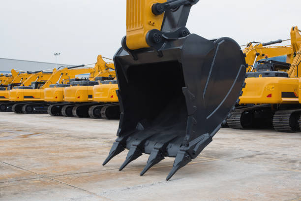 Bucket of large excavator
