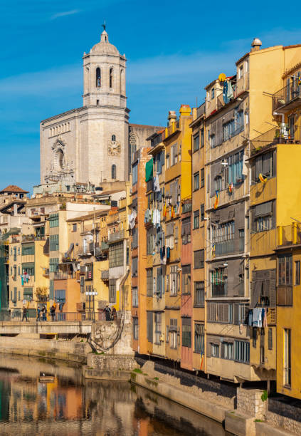 istock Cathedral of Girona and Facades 1321878358