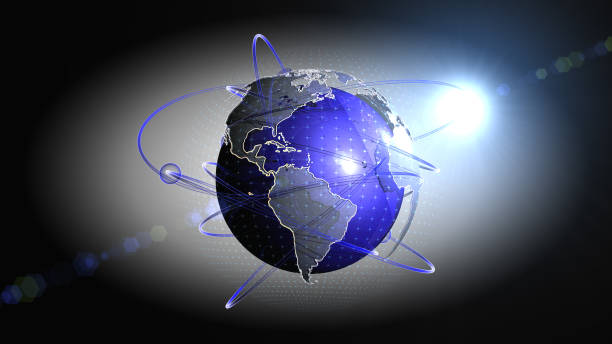 istock America Continent and Illuminated Rotating World 1321878524
