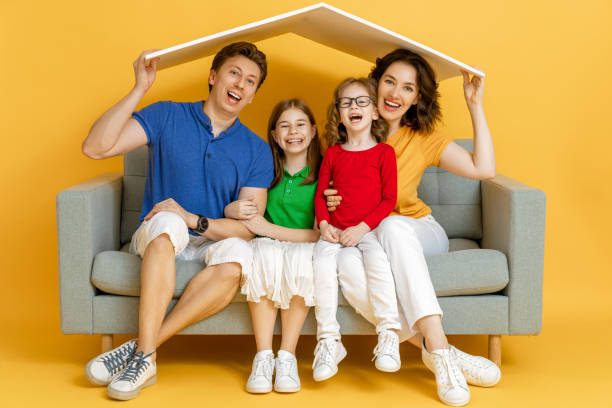 istock Happy loving family 1321880734