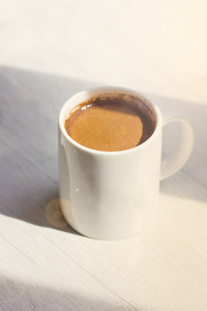 istock Cup of coffee on a white background. 1321881425