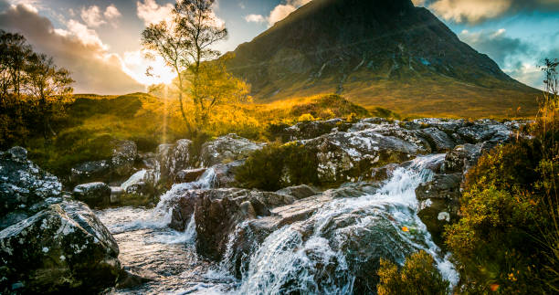 istock Waterfall in the Scottish Highlands 1321889233